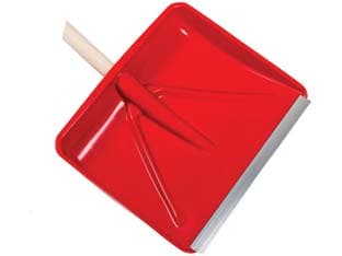 Pala in Polipropilene per Neve e Granaglie Rossa con Profilo 4 Cod 292610 - 2