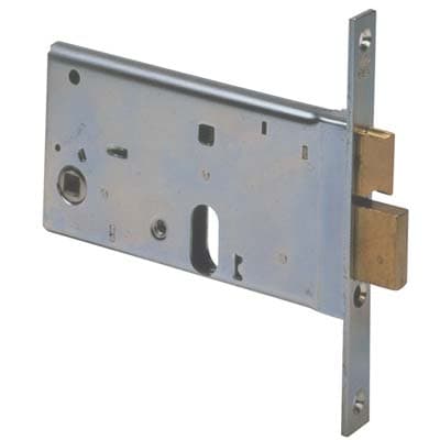 Serratura Metallo Infilare 44460 Cisa B.q Zinc F.mm 16 F.ovale M2 con Scr - 2