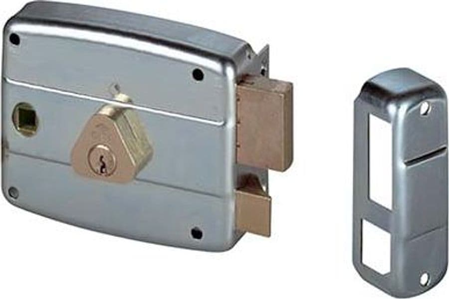 Serratura Legno Applicare 50571 Cisa C.tondo Fisso M2 con Q8 E.mm 60 Dx
