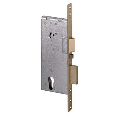 Serratura Legno Infilare Elettrica 12011 Cisa B.q Ott. Satinato 8211191 - 2