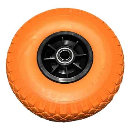 Ruota in Poliuretano per Carrelli con Disco in Plastica Portata 120 kg - 2