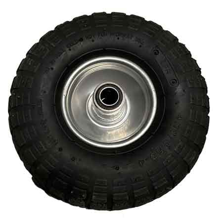 Ruota Pneumatica per Carrelli con Disco in Acciaio Ideal Portata 150 kg - 2