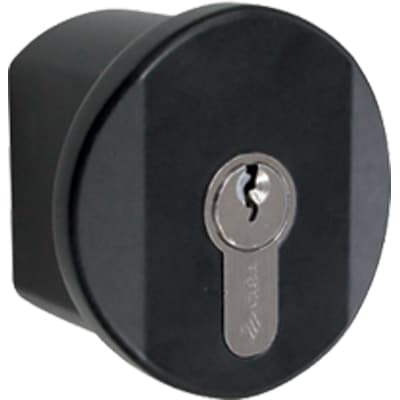 Pomolo Antipanico Esterno 07078.35 Cisa con Cilindro Vern Nero - 2