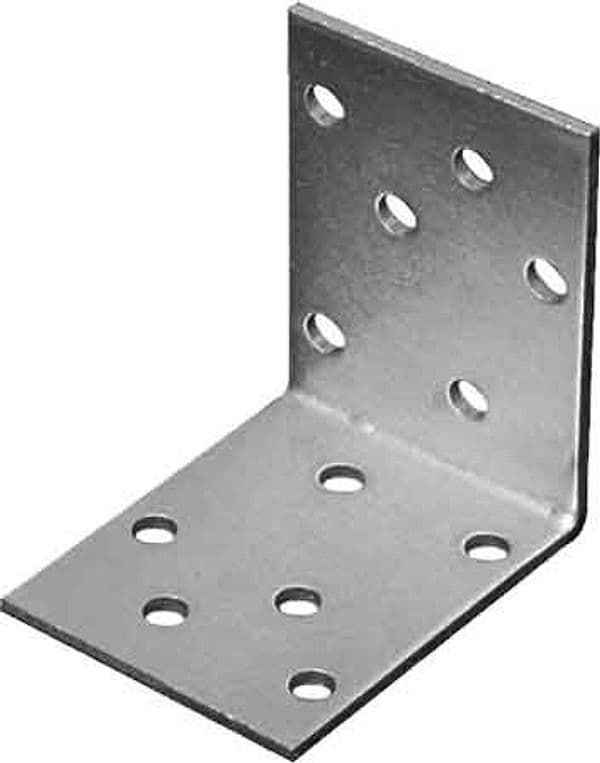 Piastra ad Angolo Pesante 8 x 60 40 x 20 mm 100 Pezzi – Autres