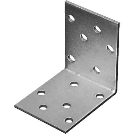 Piastra ad Angolo Pesante 8 x 60 40 x 40 mm 50 Pezzi - 2