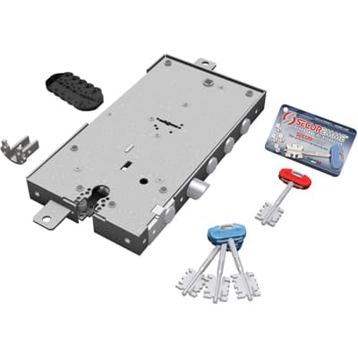 Serratura Metallo Applicare 2431 Securemme Dm con F.sagom M4 Tripl con Scr - 2
