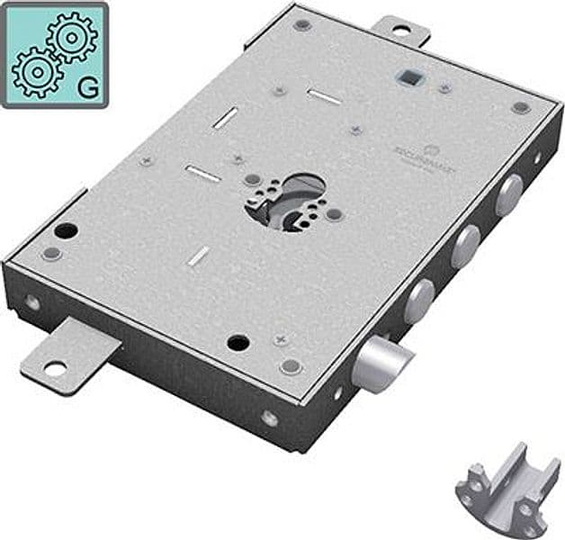 Serratura Metallo Applicare 2651 Securemme F.sagom M3 Tripl con Scr Ip.mm