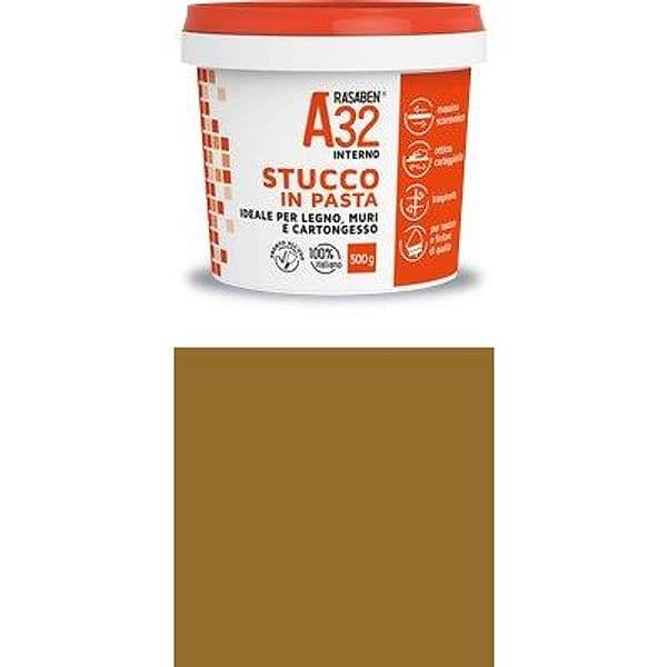 Stucco Pasta Legno A32 K2 Rasaben Douglas 0,5 kg 6 Pezzi - 2