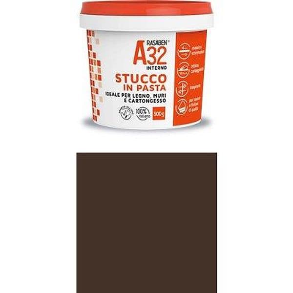 Stucco Pasta Legno A32 K2 Rasaben Wenge' 0,5 kg 6 Pezzi - 2