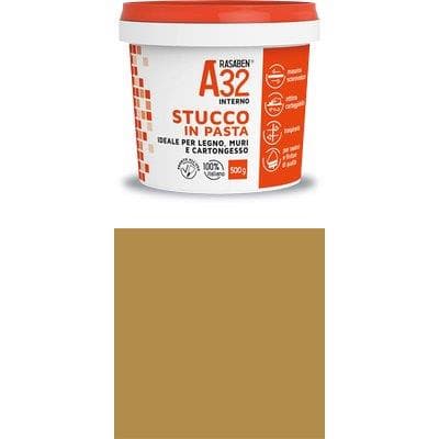 Stucco Pasta Legno A32 K2 Rasaben Rovere 0,5 kg 6 Pezzi - 2