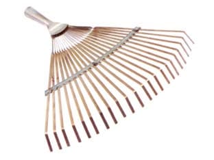 Scopa per Foglie in Metallo Fissa 22 Denti Il Campo 6 Pezzi - 2
