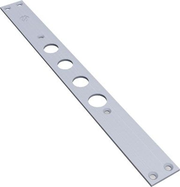 Frontale Serratura FR2500 a 37 Securemme Inox I.mm 37 per 2401 2651 - 2