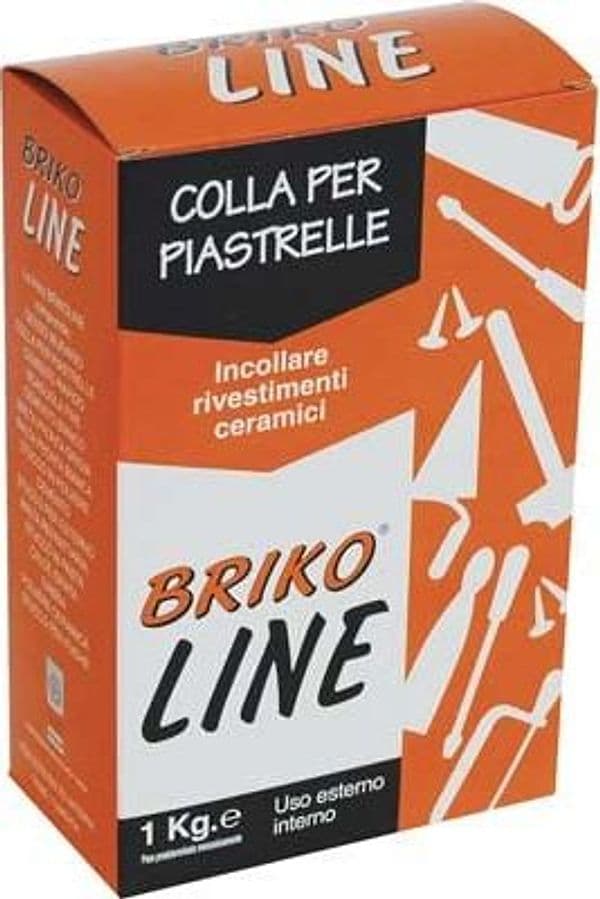 Collante Maioliche Polvere Briko Line Bianco 1 kg 12 Pezzi – Autres