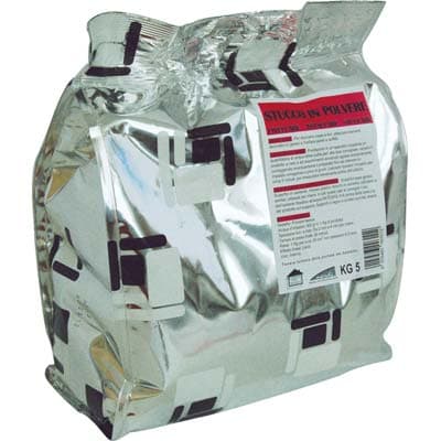 Stucco Polvere Briko Line Bianco 5 kg 4 Pezzi - 2