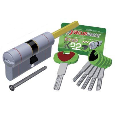 Cilindro Sagomato Evo K22 Top Pomolo Securemme Ott.nich.satin 8212988 - 2