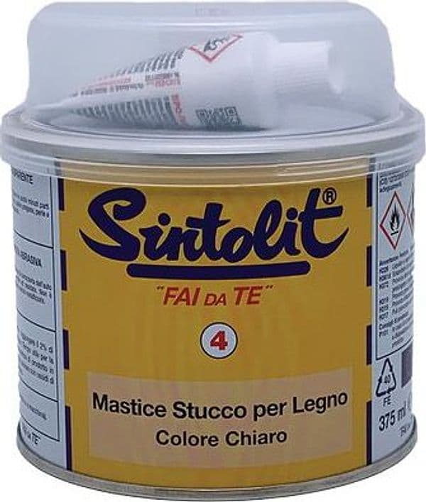 Stucco Legno Fai da Te Sintolit Chiaro 375 g - 2