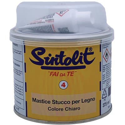 Stucco Legno Fai da Te Sintolit Chiaro 375 g - 2