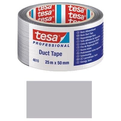 Nastro Alta Resistenza Duct Tape 4610 Tesa Grigio 25 ml 50 mm 6 Pezzi - 2