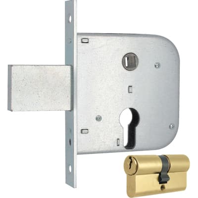 Serratura Cancello Infilare 133 Mg M1 20 F 50 mm 2 Pezzi - 2