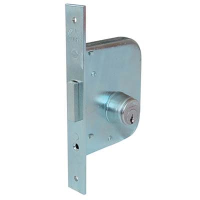 Serratura Cancello Infilare 062450 Welka B.q Zinc F.mm 22 C.tondo M2 E.mm - 2