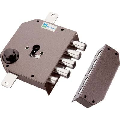 Serratura Legno Applicare 38630 Mottura F.sagom M2 Tripl con Scr E.mm 63 Dx - 2