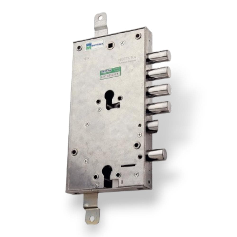 Serratura Metallo Applicare 85595 Mottura Doppio F.sagom M2 Tripl con Scr
