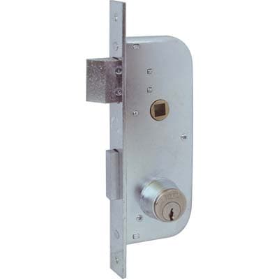Serratura Cancello Infilare 060300 Welka B.q Zinc F.mm 22 C.tondo M2 - 2