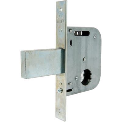 Serratura Cancello Infilare 073454 Welka B.q Zinc F.mm 22 M1,5 con Pom E.mm - 2