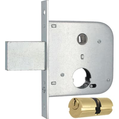 Serratura Cancello Infilare 134 Mg M1 20 F 50 mm 2 Pezzi - 2