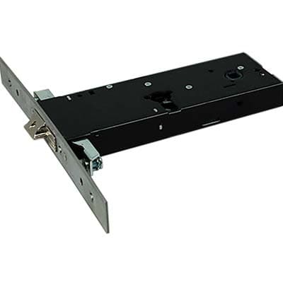 Serratura Metallo Infilare 1970 Omec B.q Inox F.MM25 F.s M3 Trip con Scr - 2