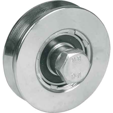 Ruota con Bullone per Cancelli a 2 Cuscinetti 160 mm - 2