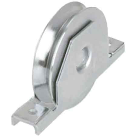 Ruota con Supporto Interno per Cancelli Gola Y 100 mm - 2