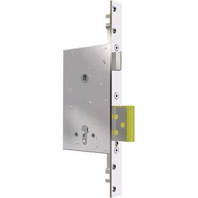 Serratura Metallo Infilare 8000PE Cr F. Sagom M4 Trip con Scr E.mm 60 Dx Sx - 2