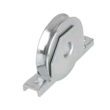 Ruota con Supporto Interno per Cancelli Gola Y a Cuscinetti 120 mm - 2
