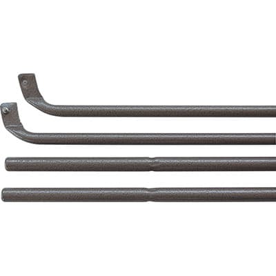 Aste per Serratura Esterne 91 a 01 Cr 18 mm 2 Pezzi - 2