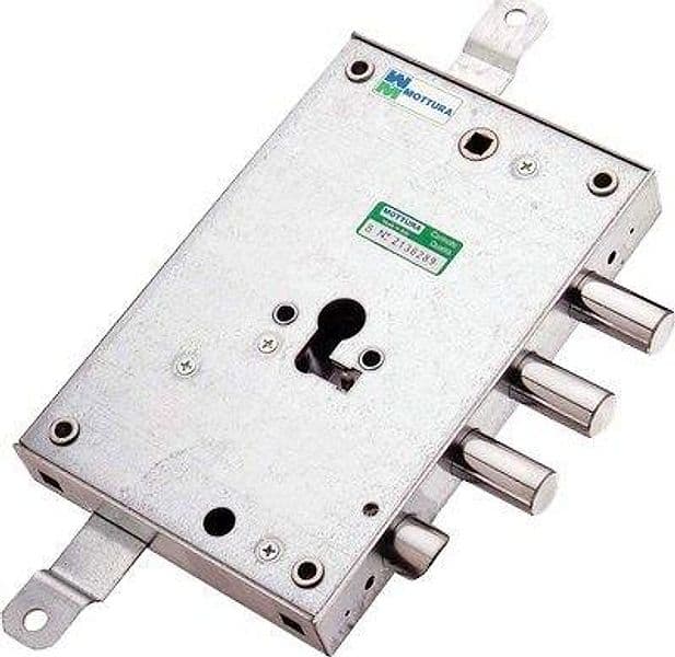 Serratura Metallo Applicare 85571AN Mottura F.sagom M2 Tripl con Scr Ip.mm