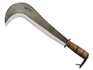 Roncola Tipo Varese Rinaldi ART.104 Manico Cuoio Misura 3 Lama 31 cm - 2