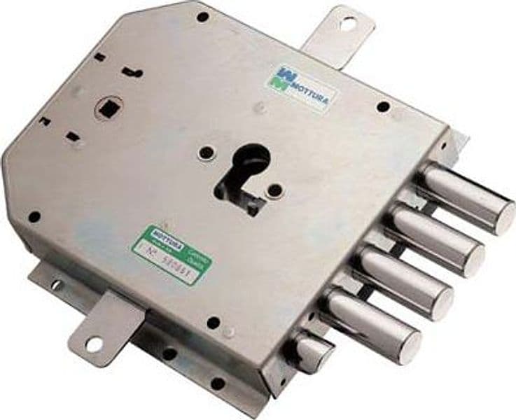 Serratura Metallo Applicare 85555 Mottura F.sagom M2 Tripl con Scr 8214428