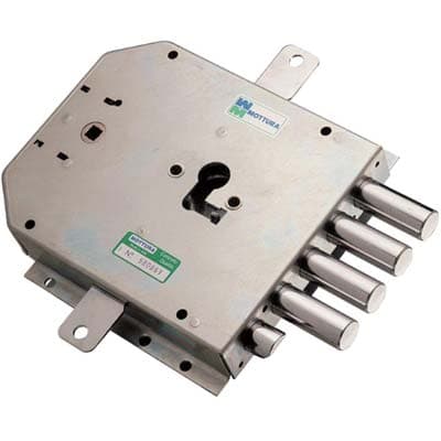 Serratura Metallo Applicare 85555 Mottura F.sagom M2 Tripl con Scr 8214428 - 2