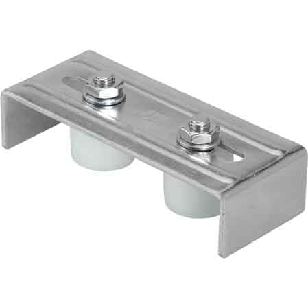 Piastra di Guida Superiore a 2 Rulli 145 x 60 mm Combi Arialdo - 2