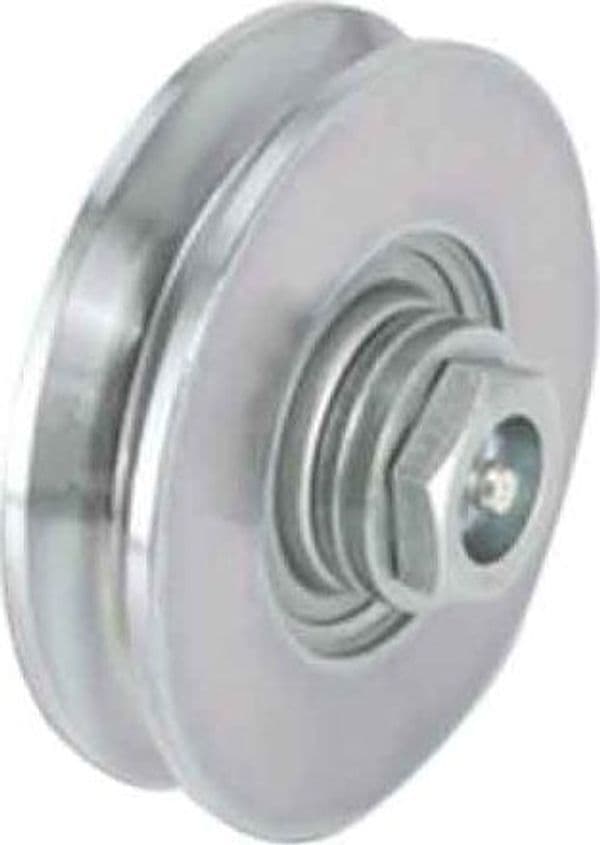 Ruota con Bullone per Cancelli con Ingrassatore 120 mm - 2
