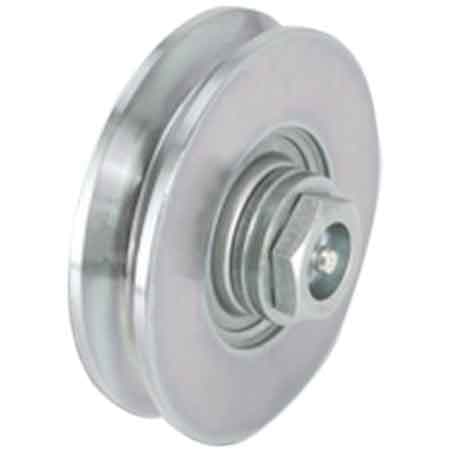 Ruota con Bullone per Cancelli con Ingrassatore 120 mm - 2