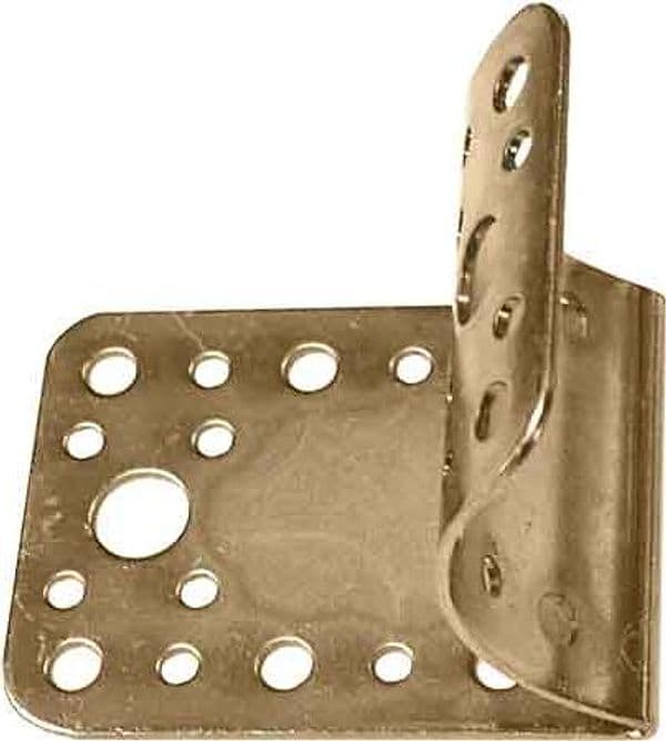 Piastra di Giunzione Piana Sagomata per Pali Ø 80 x 100 65 x Spessore 2 mm – Autres