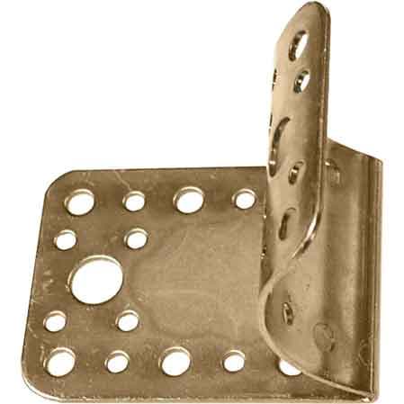 Piastra di Giunzione Piana Sagomata per Pali Ø 80 x 100 65 x Spessore 2 mm - 2