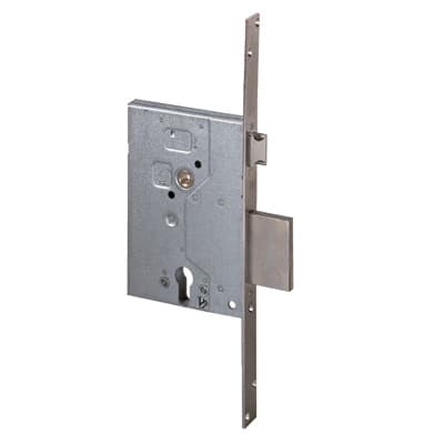 Serratura Metallo Infilare 56250 Cisa B.q Zinc F.mm 25 F Sag M4 con Scr - 2