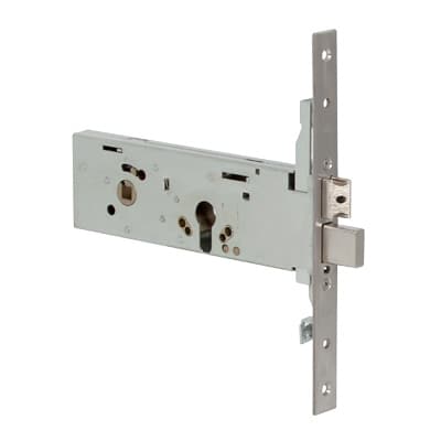 Serratura Metallo Infilare 56357 Cisa B.q Inox F.mm 22 F.sag.trip con Scr - 2
