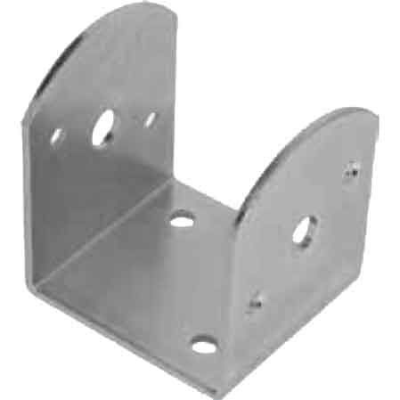 Piastra ad U per Travi Inclinate 120 x 125 x 120 mm - 2