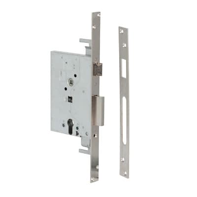 Serratura Metallo Infilare 56255 Cisa B.q Zinc F.mm 25 F Sag M4 Tripl - 2