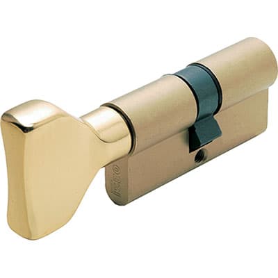 Cilindro Sagomato con Pomolo 8259 Iseo Ottone Chiavi 3 mm 70 30 con 40 - 2
