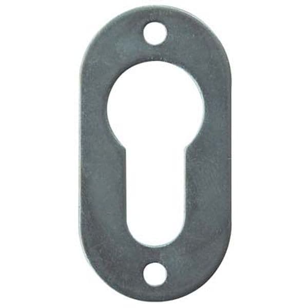 Mostrina Ovale Foro Sagomato 06092 Cisa Zincata 54 x 28 mm 5 Pezzi